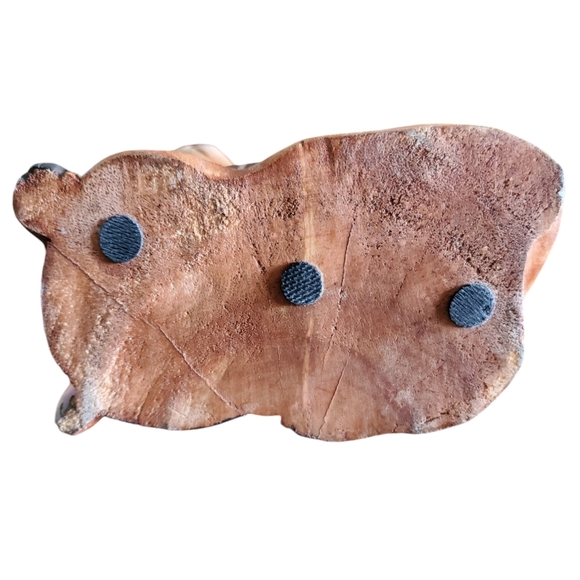 Vintage Handcarved Cat Family Figure Siamese MCM Wood Kittens~Pre-Owned Thailand - Picture 10 of 11